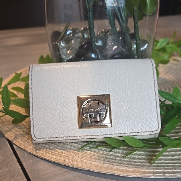 kate spade Accessories - White Leather Card Holder